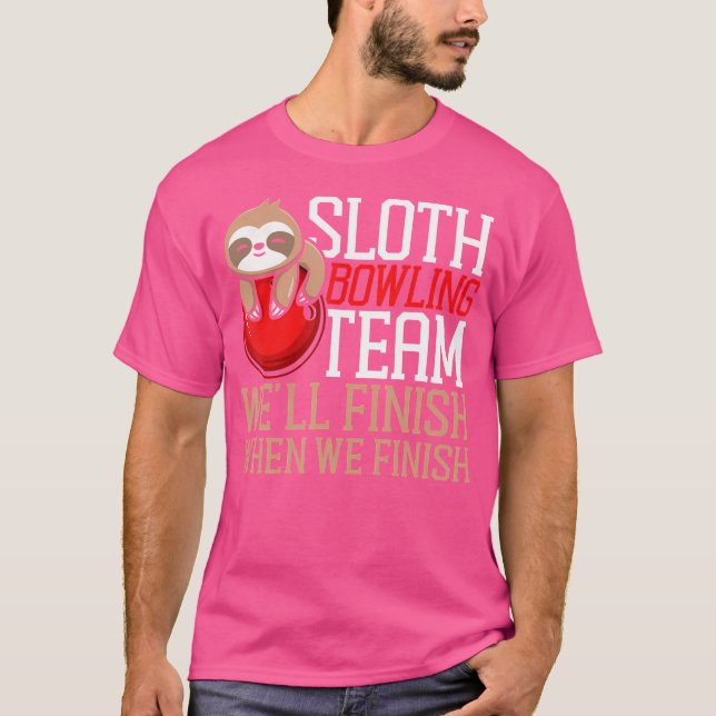 Camiseta Boliche Engraçada, Equipe De Boliches De Lama Que  (Frente)