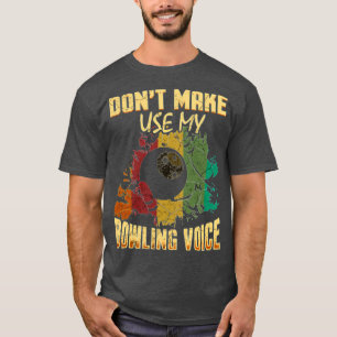 Camiseta Boliche engraçada Jogos de Boliche de Voz
