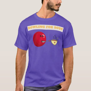 Camiseta Boliche Engraçada Para Design De Sopa T