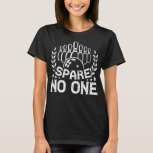 Camiseta Boliche Engraçada Poupa Ninguém Gráfico Para Jogad