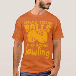 Camiseta Boliche Engraçada Sobre O Engraçado Bowler T