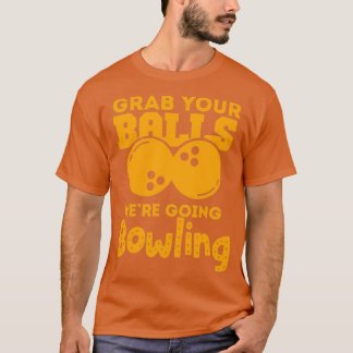 Camiseta Boliche Engraçada Sobre O Engraçado Bowler T