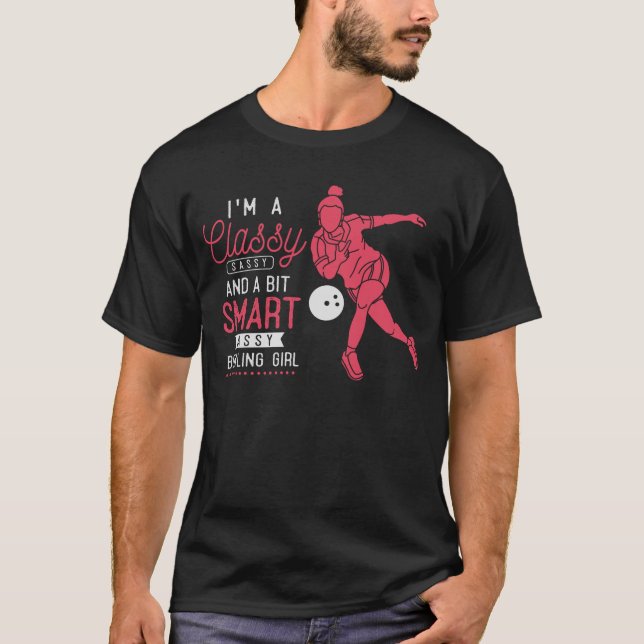 Camiseta Boliche Engraçado Testemunha Humor de Bowler (Frente)
