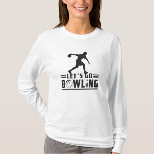 Camiseta Boliche Esporte Bowler Strike Bowl Engraçado Ideia