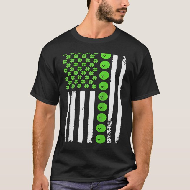 Camiseta Boliche esportivo atlético Rua da bandeira america (Frente)