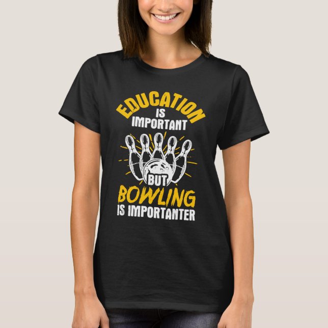 Camiseta Boliche Fanatic Bowli da Greve de Bowler na bolich (Frente)