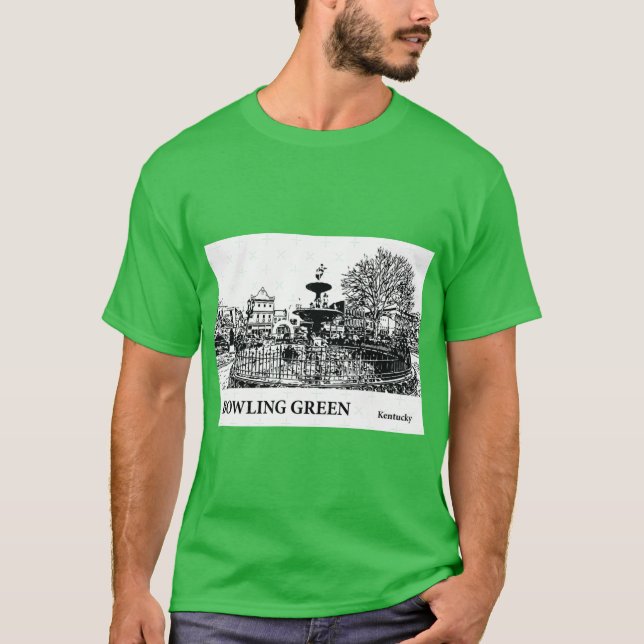 Camiseta Boliche Green Kentucky (Frente)