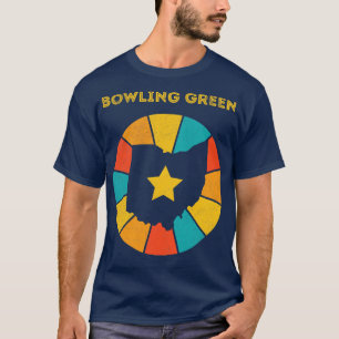 Camiseta Boliche Green Ohio Vintage angustiou Souvenir 1