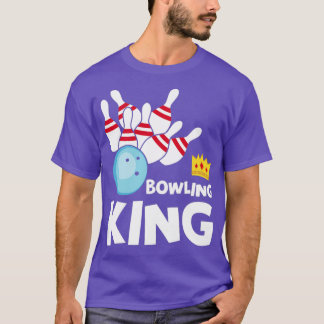 Camiseta Boliche King Funny Boliche Bowler Ball T