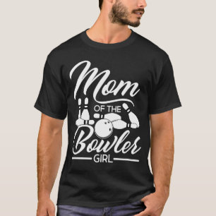 Camiseta Boliche Mãe Pin Bowler Striler Boliche Equipe Boli