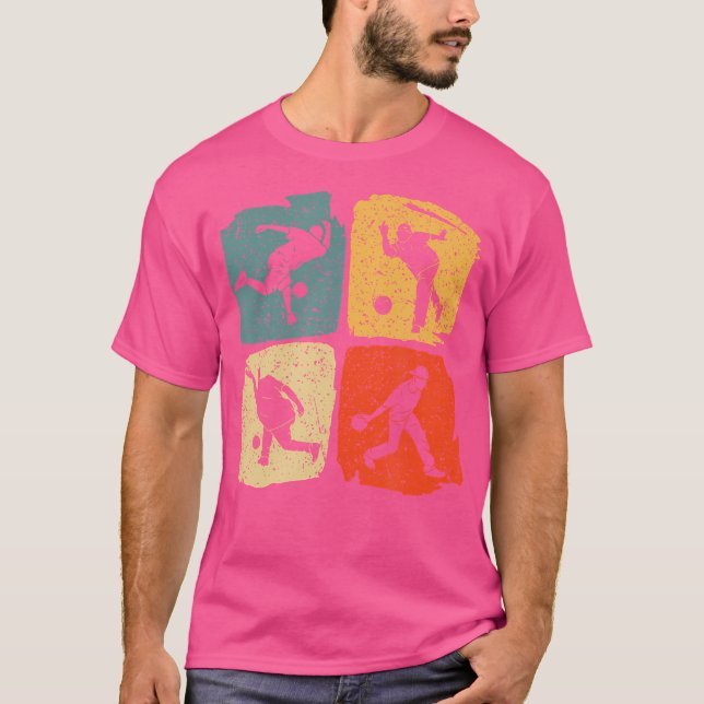 Camiseta Boliche Men Bowler Bola de boliche (Frente)