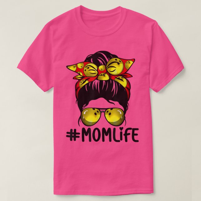 Camiseta Boliche Mensageiro Arrependido Mãe Baseball Scarf  (Frente do Design)