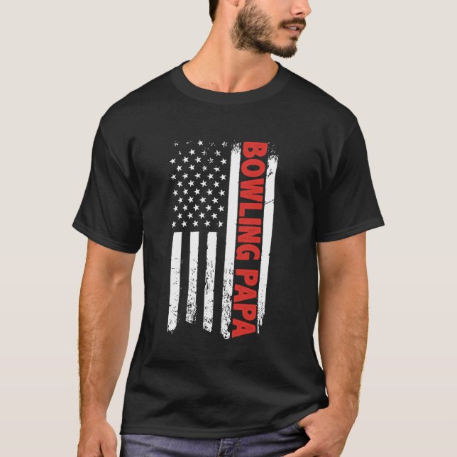 Camiseta BOLICHE PAPA Pai Player Treinador EUA (Frente)