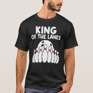 Camiseta Boliche Para Homens Avô Jogo de Boliche Jogadores