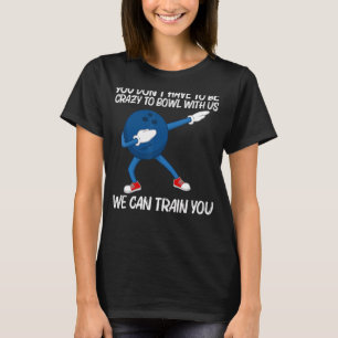 Camiseta Boliche Para Homens Dabbing Ball Lawn Bowl
