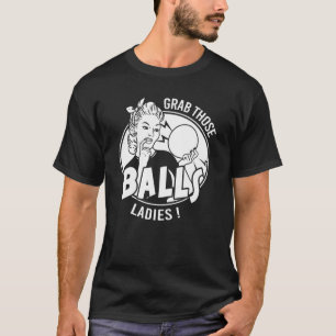 Camiseta Boliche Para Mulheres De Bowler Boliches De Bola M