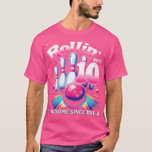 Camiseta Boliche Party Rollin' 10 Incrível 2014 10O Birthda