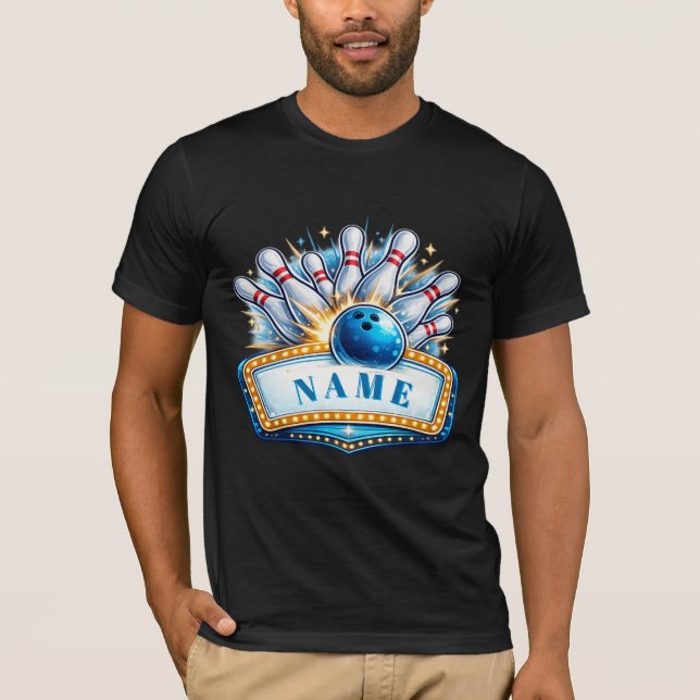 Camiseta Boliche Personalizado  (Frente)