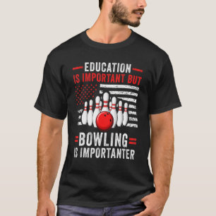 Camiseta Boliche Player US Flag Bowler Team Boliche Lane Sp