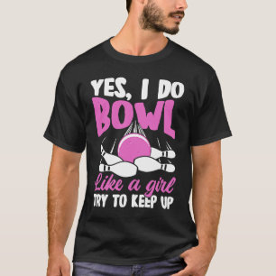 Camiseta Boliche Princesa Pin Bowler Striler Boliche Fa