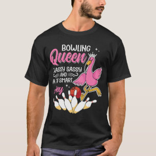 Camiseta Boliche Rainha Clássica Sassy E Um Bit Smart Assy