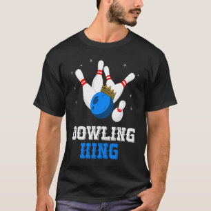 Camiseta Boliche Rei Boliche da Coroa em Strike Bowler Bowl