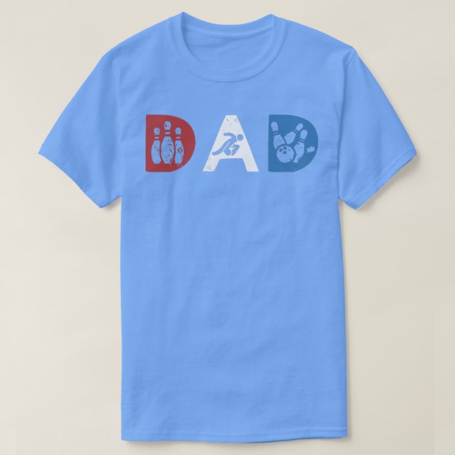Camiseta Boliche Retro Padre Perfeito para Pais Vintage (Frente do Design)