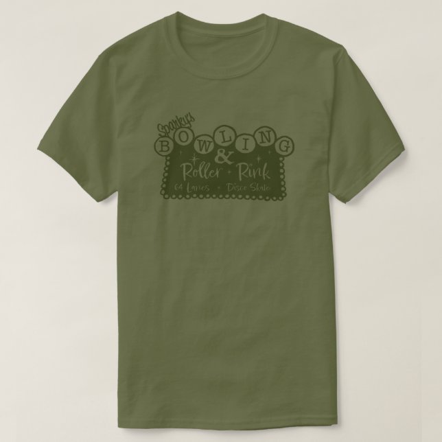Camiseta Boliche Retro Vintage (Frente do Design)