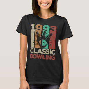 Camiseta boliche retrovisor de aniversário de 30 anos de 19