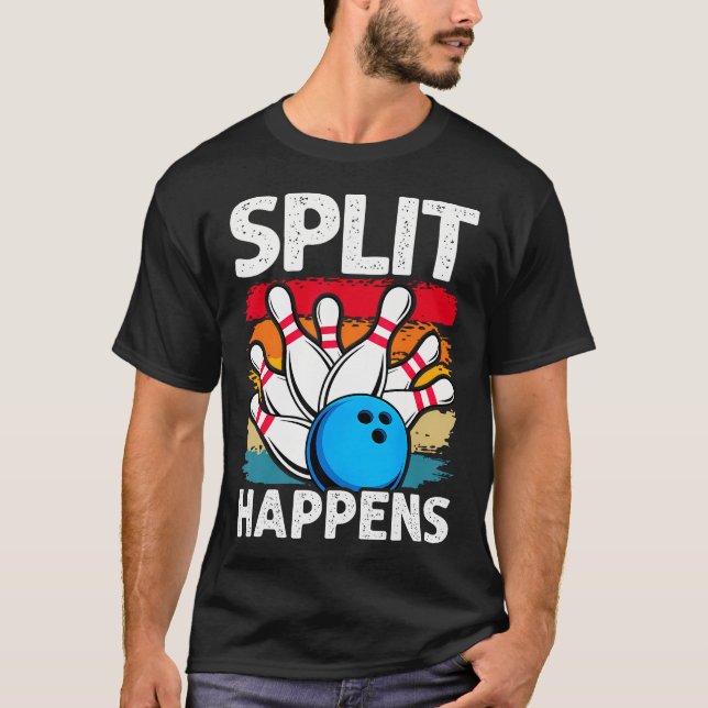 Camiseta Boliche Split Happens (Frente)