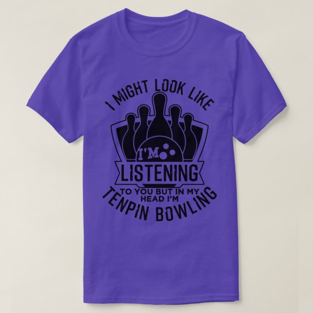 Camiseta Boliche Tenpin T (Frente do Design)