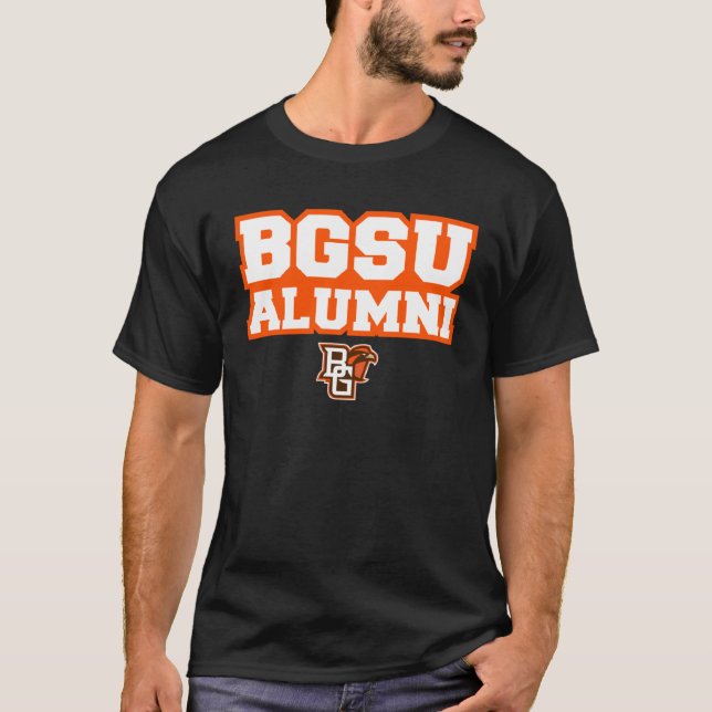 Camiseta Boliche Verde BGSU Falcons Alumínio (Frente)
