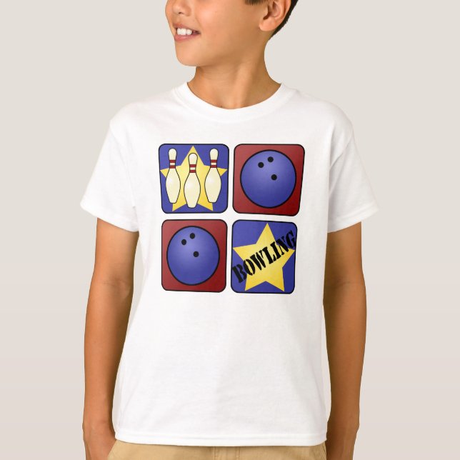 Camiseta Boliche vermelha (Frente)