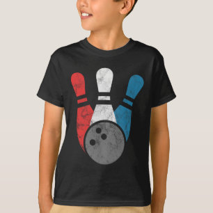 Camiseta Boliches Afastadas Para Pinos De Boliche Masculino