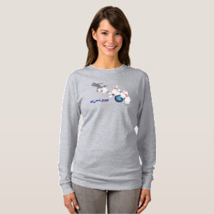 Camiseta Boliches Capa longa feminina