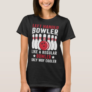 Camiseta Boliches de Bowler da esquerda