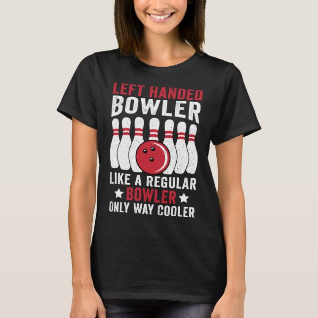 Camiseta Boliches de Bowler da esquerda (Frente)