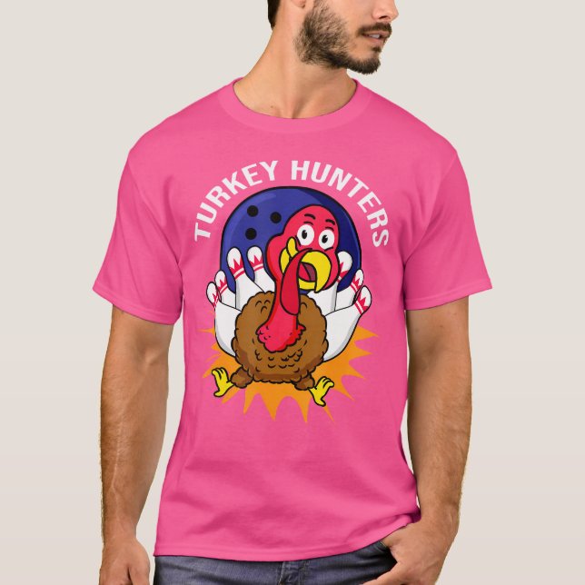 Camiseta Boliches de caça turcas (Frente)