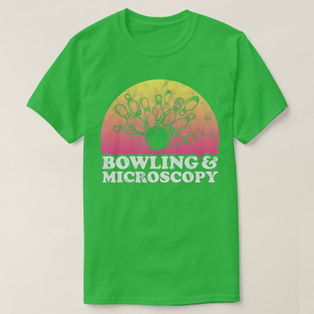 Camiseta Boliches e microscopia (Frente do Design)