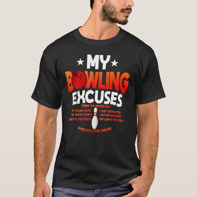 Camiseta Boliches Engraçadas Dizendo (Frente)