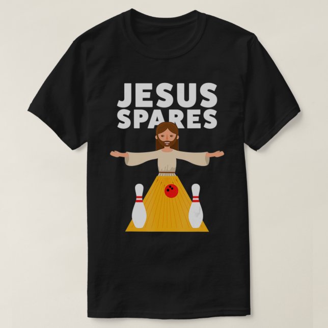 Camiseta Boliches Engraçadas Jesus (Frente do Design)