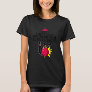 Camiseta Boliches Engraçadas Mulheres Dez Pinos
