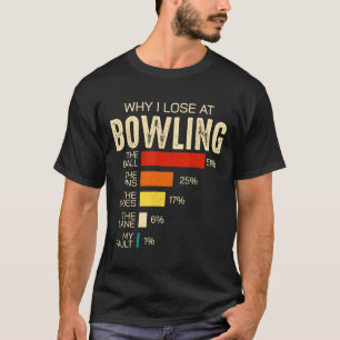 Camiseta Boliches Engraçadas Para Homens Mulheres Crianças