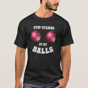 Camiseta Boliches Engraçadas Para Ventiladores E Jogadores