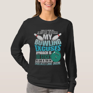 Camiseta Boliches Expõe Esportes Engraçados De Greve De B