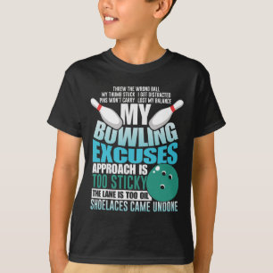 Camiseta Boliches Expõe Esportes Engraçados De Greve De B