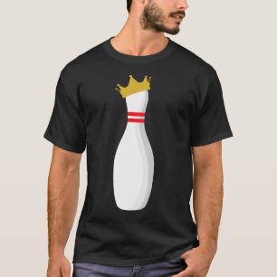 Camiseta Boliches-Rei em Greve Gráfica Engraçada E Perus