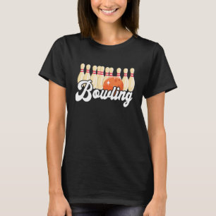 Camiseta Boliches Riscar Boliches Pinos Bola de boliche Bow