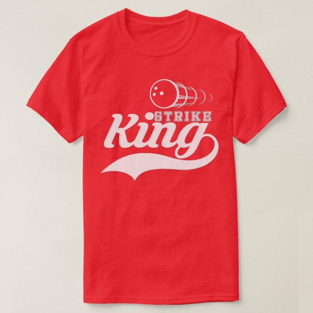 Camiseta Boliches Strike King (Frente do Design)