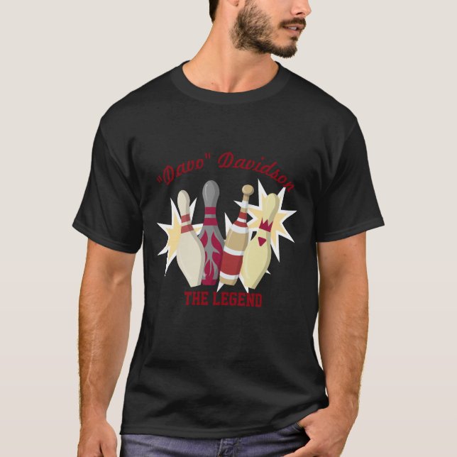 Camiseta Boliches Vintage Themed (Frente)